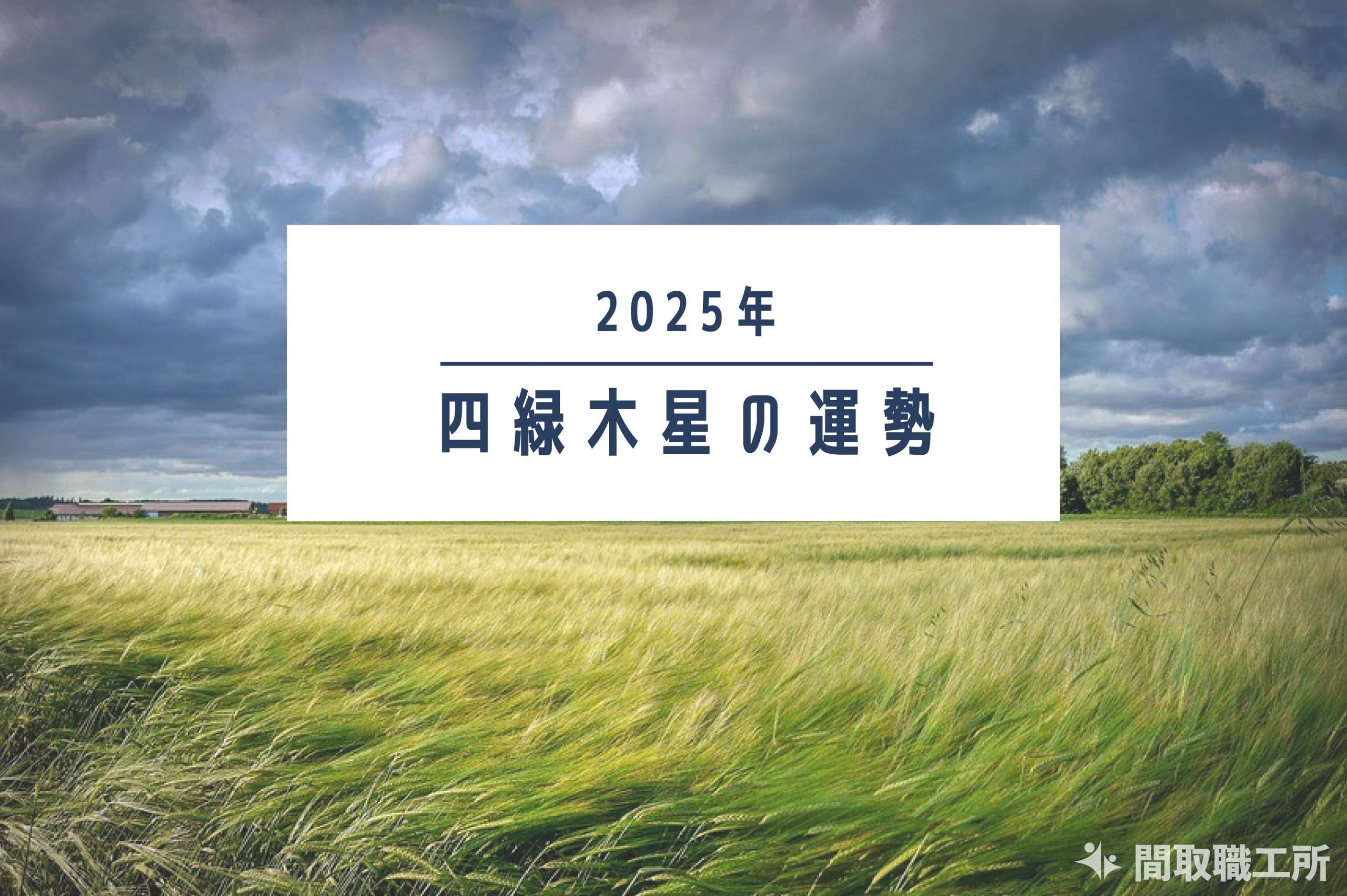 四緑木星 2025年運勢 恋愛運・結婚運・金運・仕事運・転職運・健康運・引越し【開運占い】